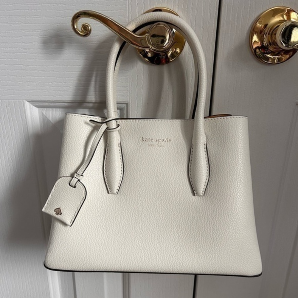 🎊Host Pick🎊 NWT KATE SPADE Women Leather Bag, EVA, Small Satchel, White